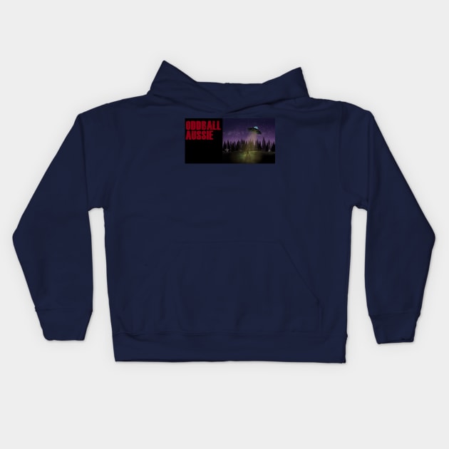 Alternate design - The Oddball Aussie Podcast Kids Hoodie by OzOddball